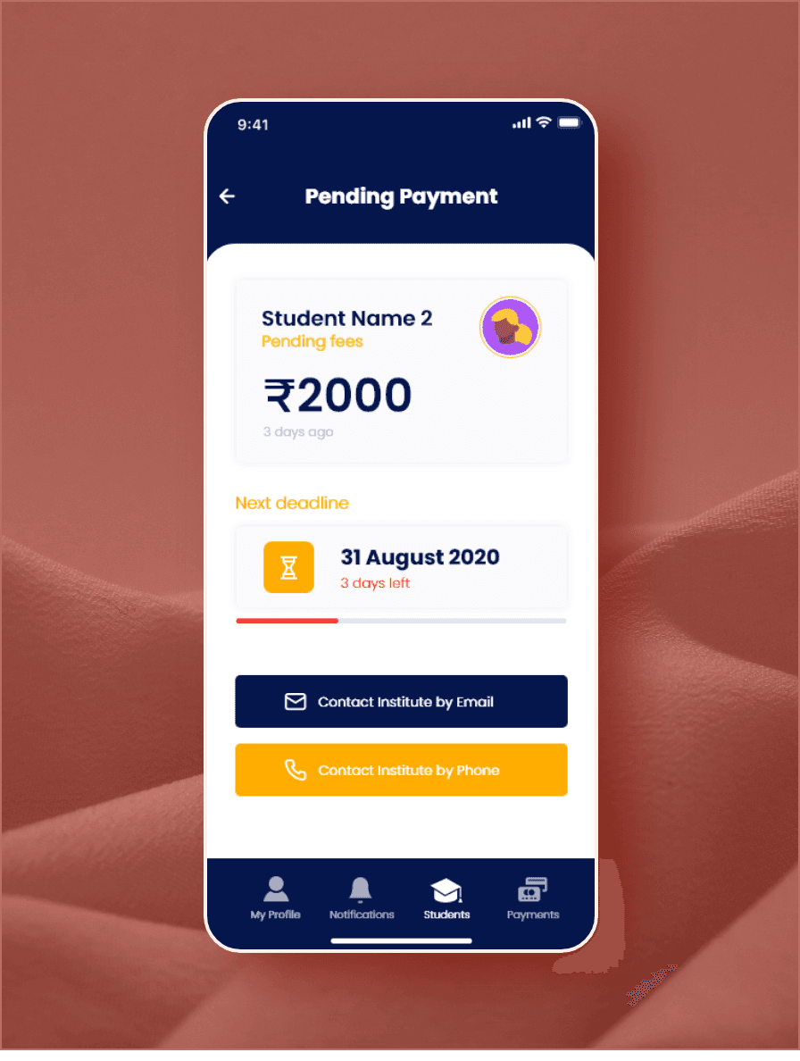 Student Pending Fees